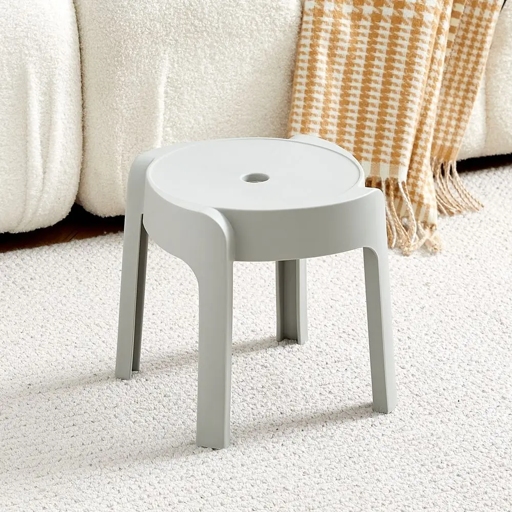 D191 Thickened plastic small stool household small stool round stool stackable coffee table stool non-slip stool