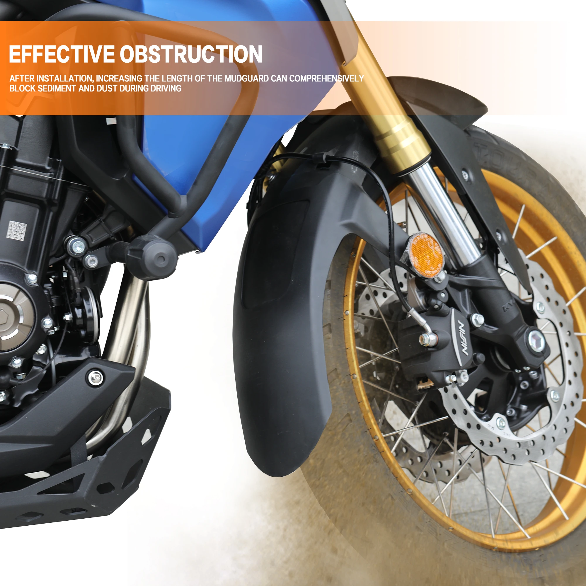 LONCIN VOGE DS625X DS625 X DS 625X 2024 2025 용 오토바이 프론트 머드 가드 펜더 리어 익스텐더 익스텐션