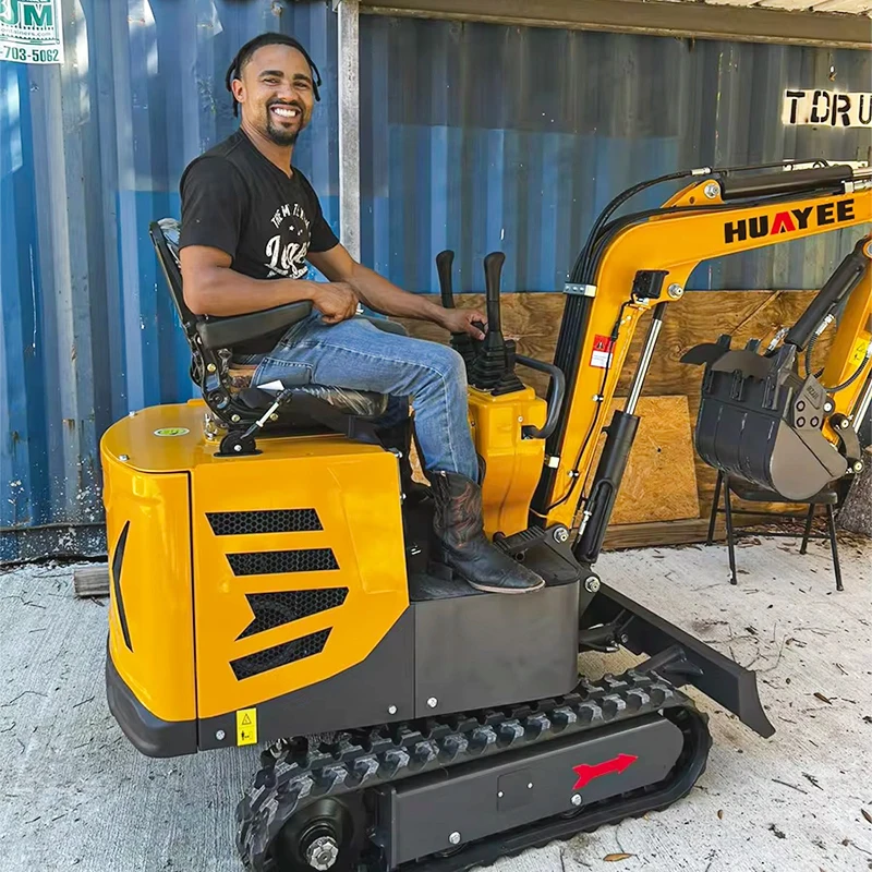 Entrega rápida Mini excavadora EURO 5 Fabricante de excavadora con motor Kubota de 1 tonelada Precios de excavadora pequeña personalizados