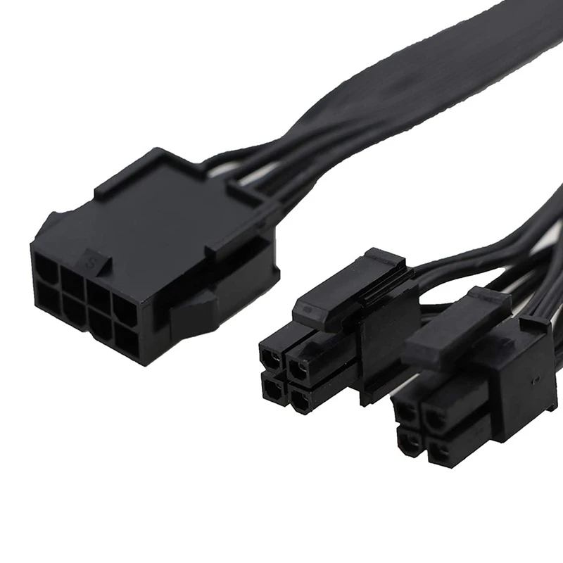 EPS 8 Pin Power Extension Cable ATX CPU 8 Pin Female To 8(4+4) Pin Male EPS-12V Extension Cable For Motherboard, 80Cm