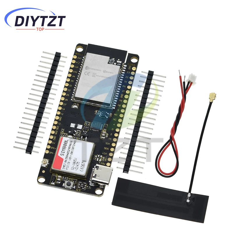 DIYTZT TTGO T-Call V1.3 ESP32 Modulo Wireless Antenna SIM Scheda SIM Modulo SIM800L E Antenna GSM/GPRS per arduino