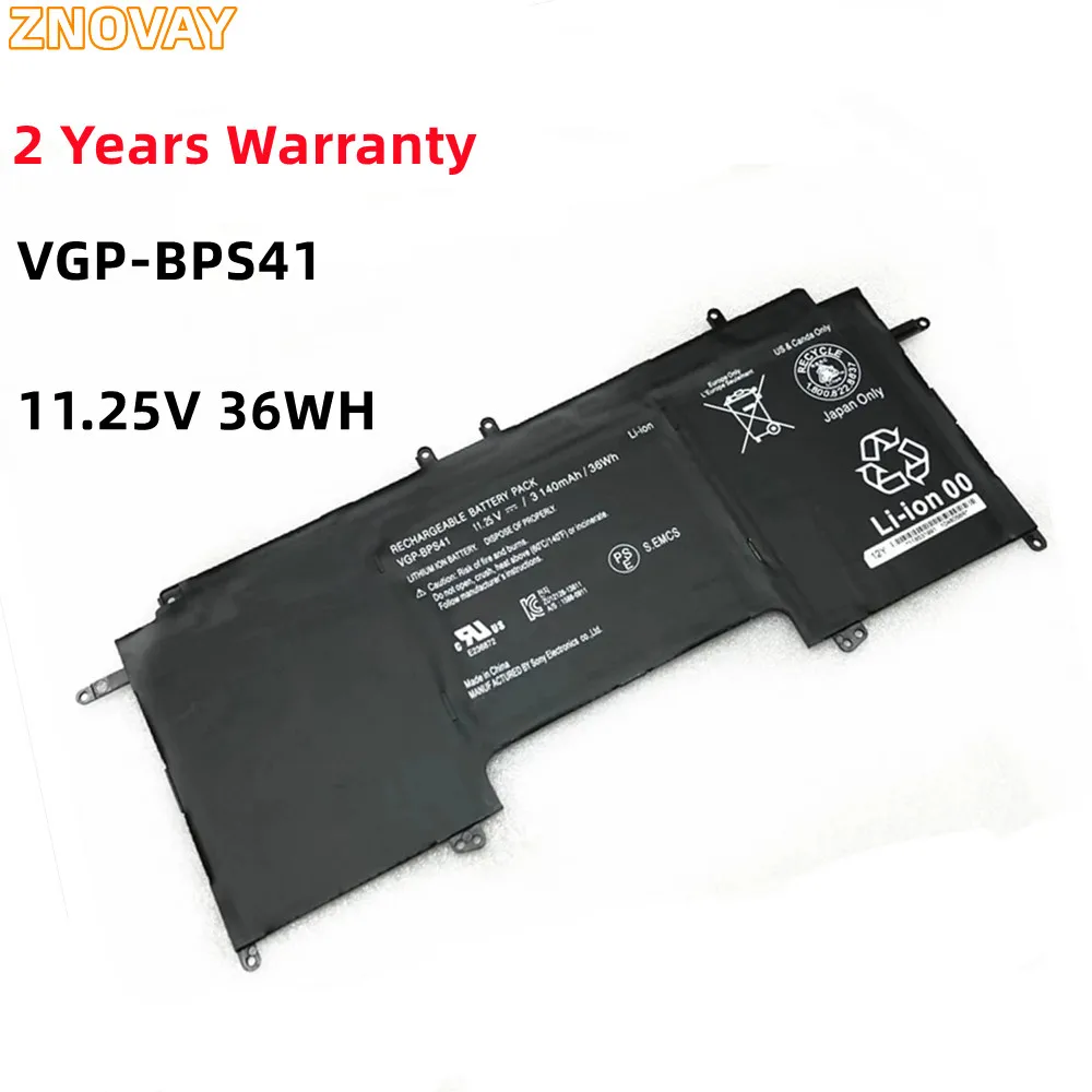 

ZNOVAY VGP-BPS41 11.25V 36WH Loptop Battery For SONY Vaio Flip 13 SVF13N SVF13N13CXB SVF13N18SCB SVF13N17SCB SVF13NA1PT Series