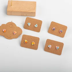 Small And Cute Porcelain Multicolor Earrings Anti-allergic #LY408 необычные серьги accesorios oreja mujer винтажные украшения