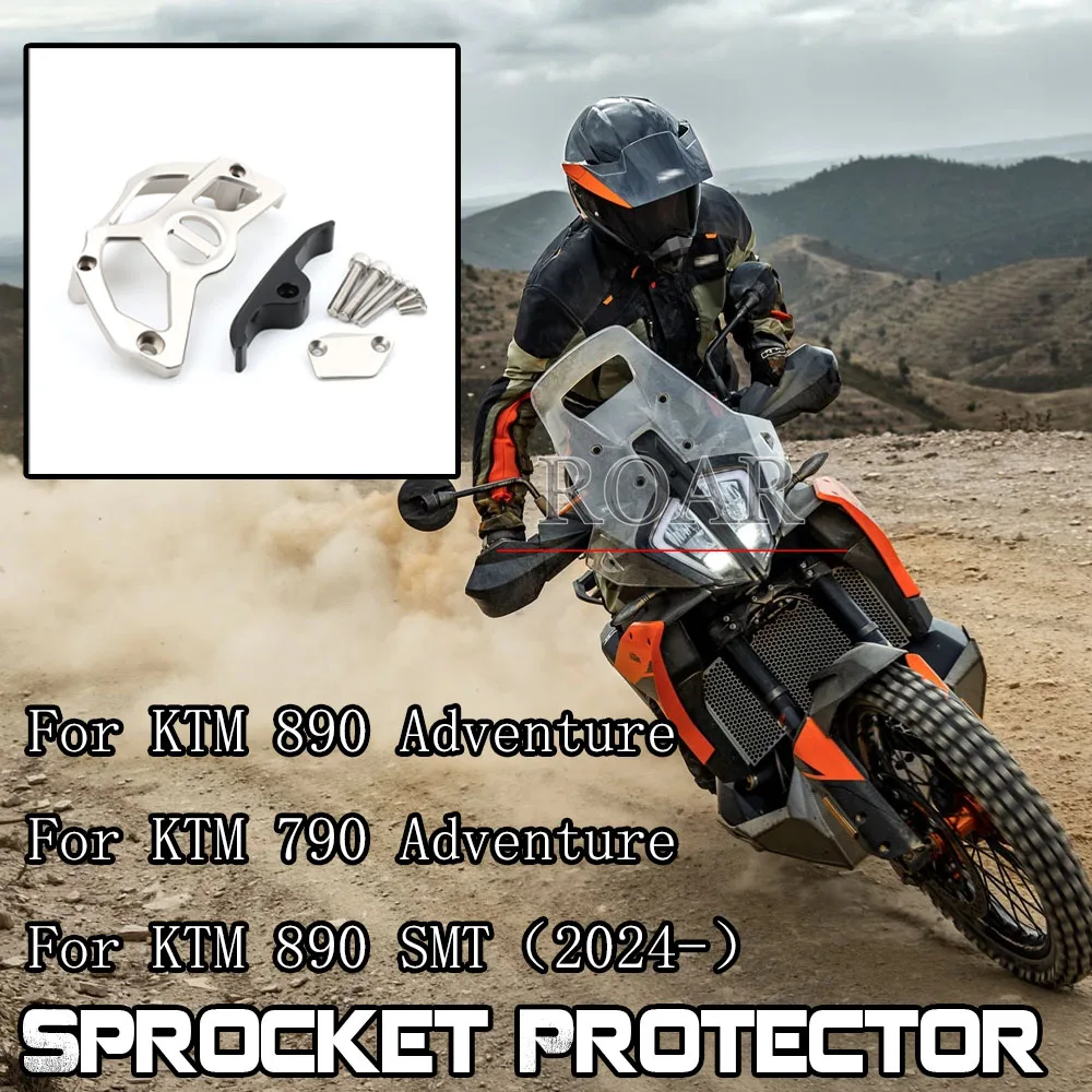 

For KTM 890 Adventure 790 Adventure 890 SMT Motorcycle Sprocket Protector Decorative Cover Chain Cover Modification Accessories