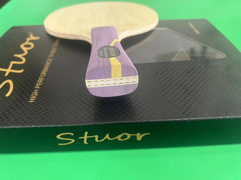 Stuor Sa 7-lagiges Carbon-Innen-Tischtennisschläger, Tischtennisschläger, Ping-Pong-Paddel, Kohlefaser, integriertes AUS + ANGEBOT – Detail 7