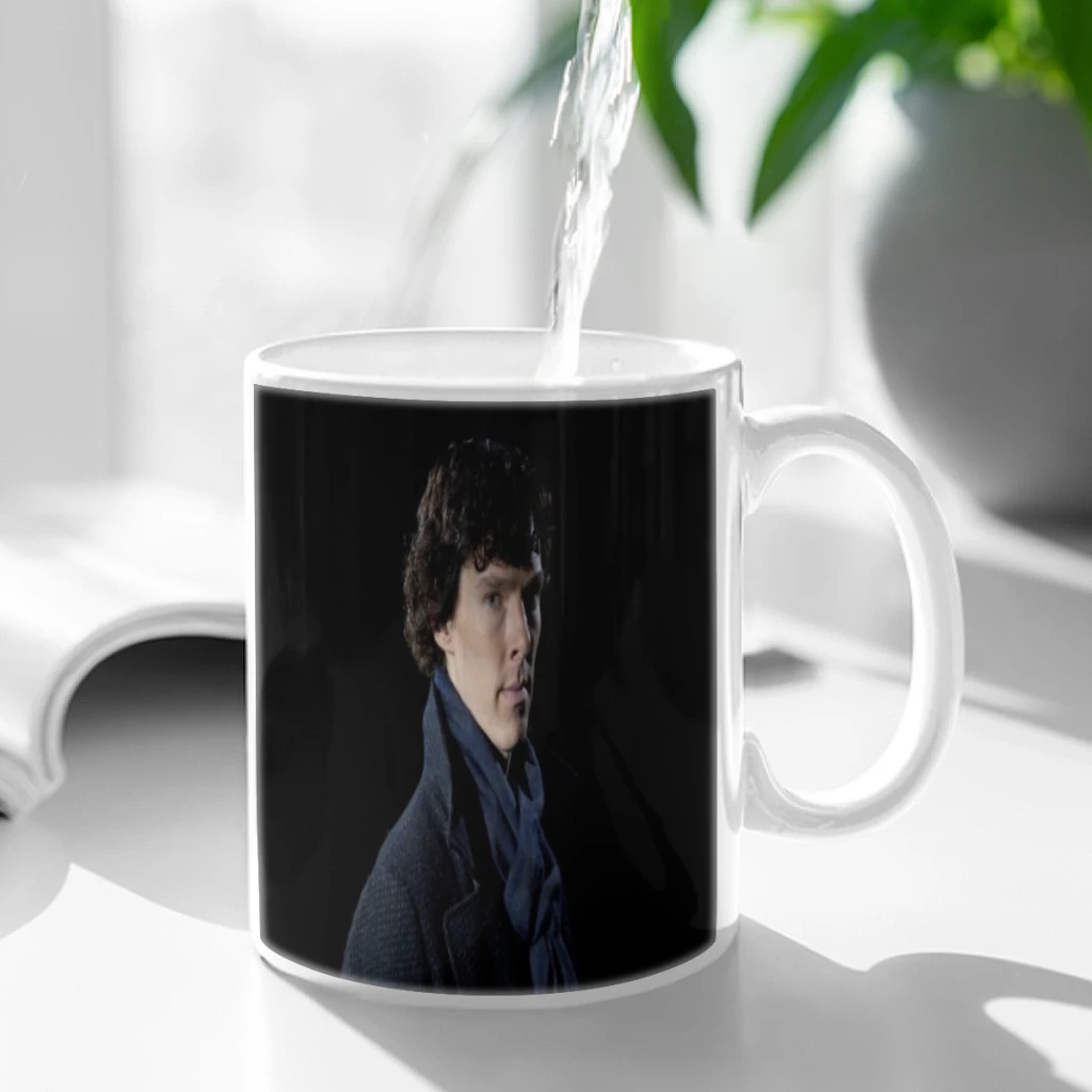 Reasoning TV Sherlock 11oz Afternoon Tea Mug Multifunctional Ceramic Coffee Mug Porcelain Coffee Cup Drinking Cup