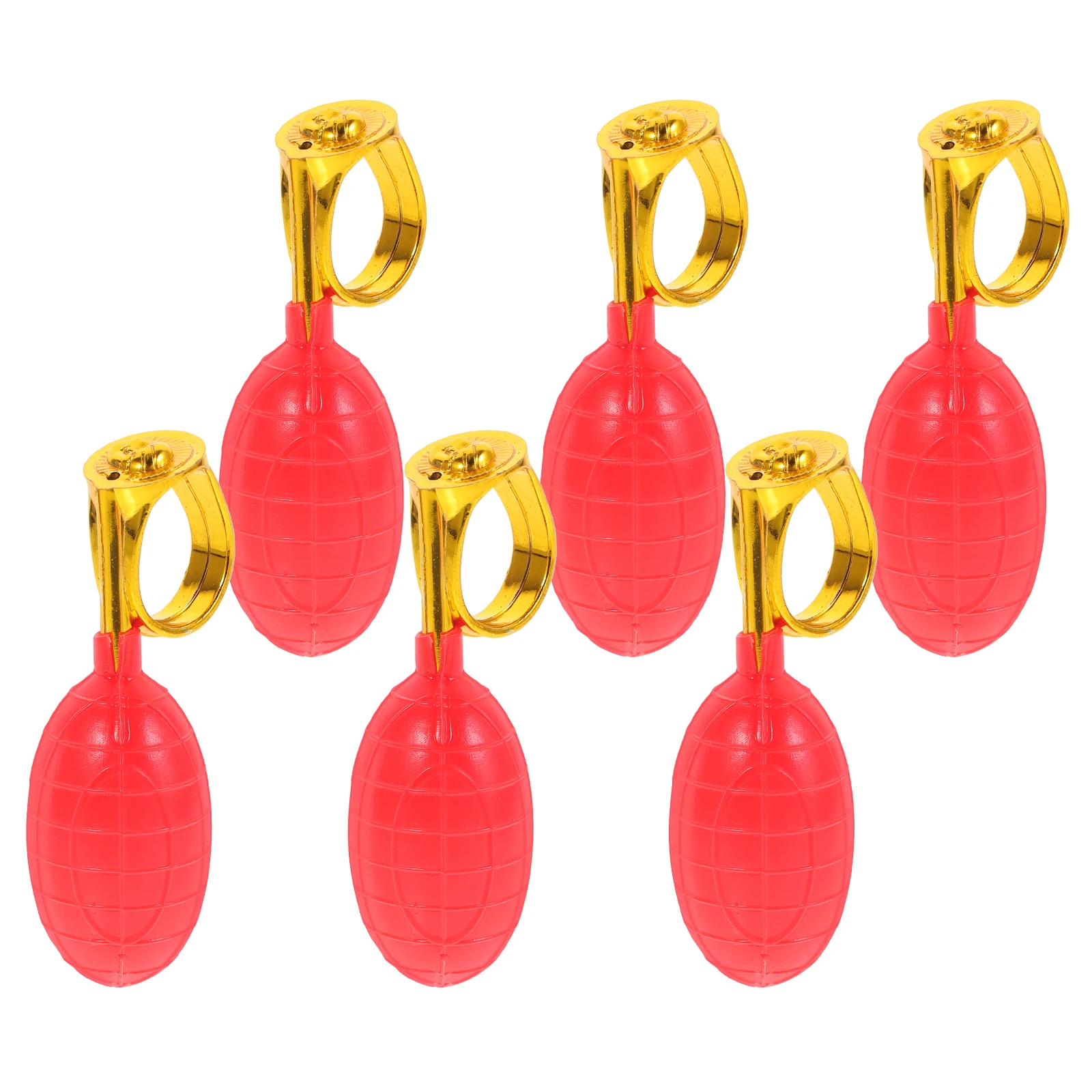 6Pcs Wasser Spray Ring Streich Requisiten Kreative Lustige Party Gefälligkeiten Aprilscherz Bühne Leistung Trick Wasser Spray Ring