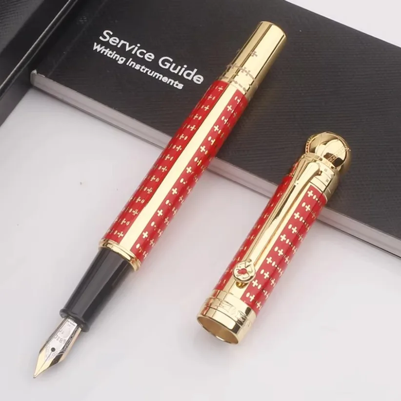 الفاخرة MB قلم الكرات الدوّارة الفن باترون سلسلة جوزيف II قلم حبر جاف الكتابة القرطاسية اللوازم المكتبية