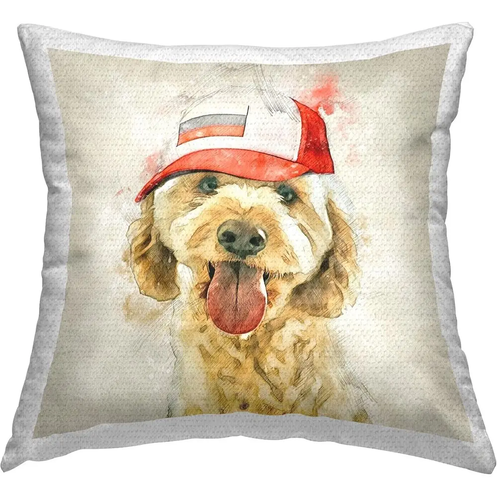 

Baseball ndoodle Dog Outdoor Pillow Design by Kim Curinga