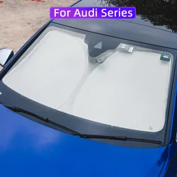For AUDI A3 8V 8P A4 B8 B9 A5 A6 C6 C7 C8 C9 A7 A8 Q3 Q5 Q7 Q8 Parasol Windshield Sunshade Front UV Protector Parasol