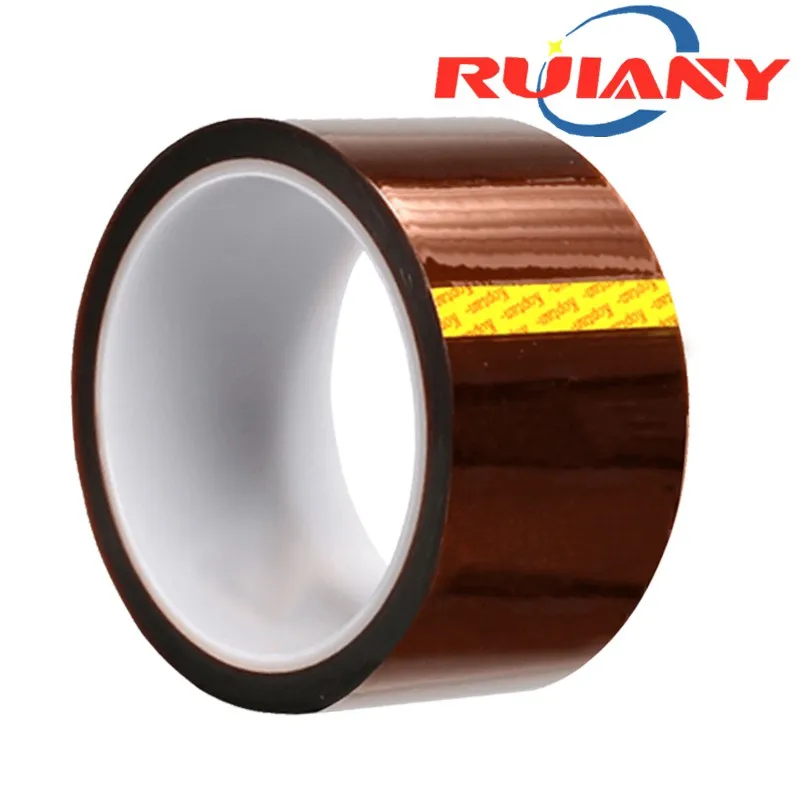 30meter x 5-40mm High Temperature Polyimide Tape Heat Resistant Insulation Polyimide Film Adhesive Tape 10mm