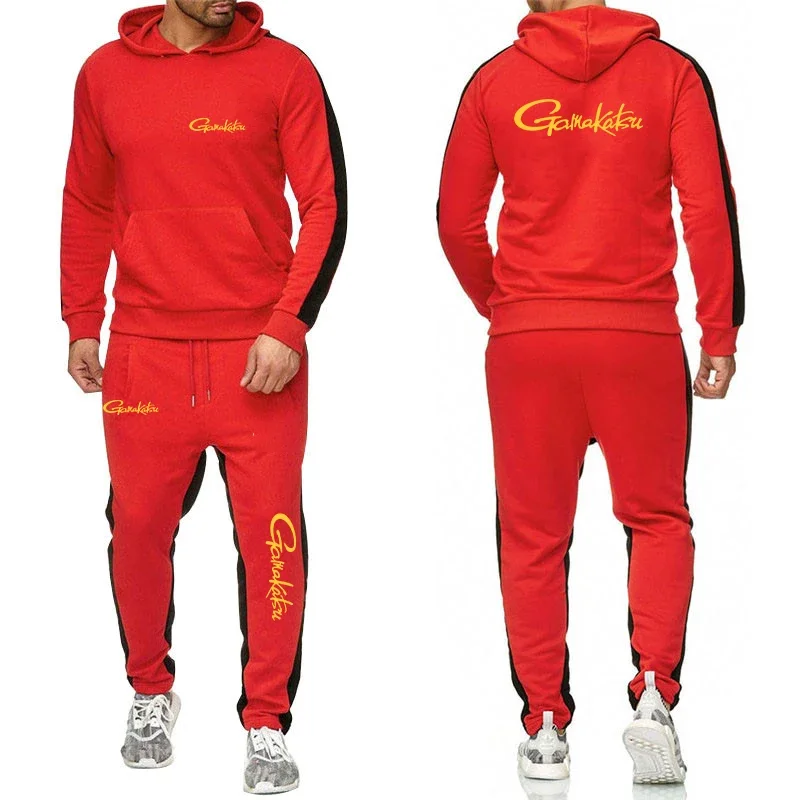 A new men's autumn solid-color suit brand for 2025. Casual pants from a fashionable sweatshirt brand. Jogger sportswear set