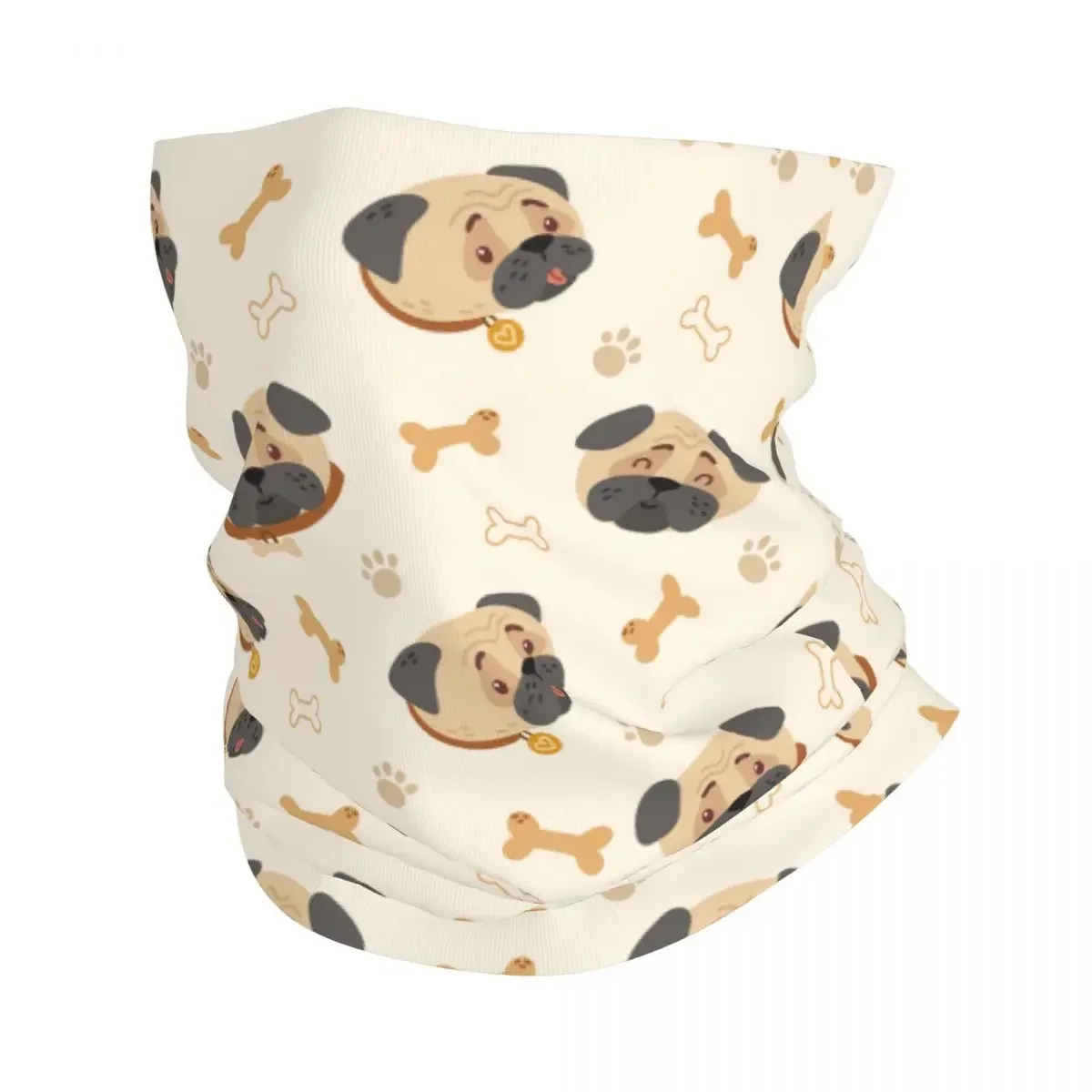 French Bulldog Bandana Neck Gaiter Printed Animal Cute Balaclavas Wrap Scarf Warm Headband Hiking for Men Women Adult Washable