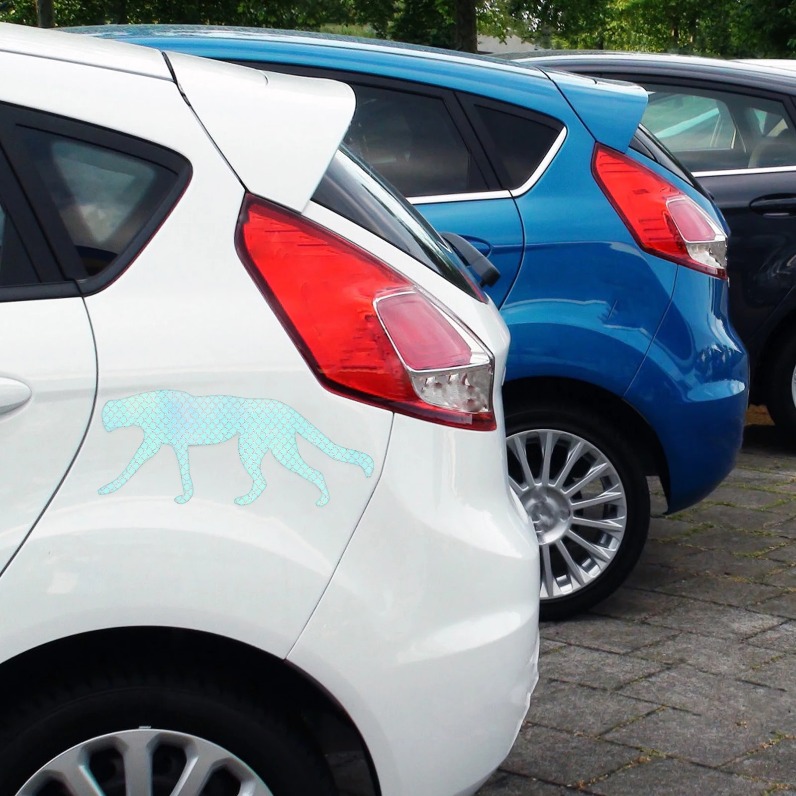 

Self-Adhesive Vinyl Decorative Fish Scale Pattern Sticker Holographic Colorful DIY Craft Cup Decals Multi-Function Portable Mug