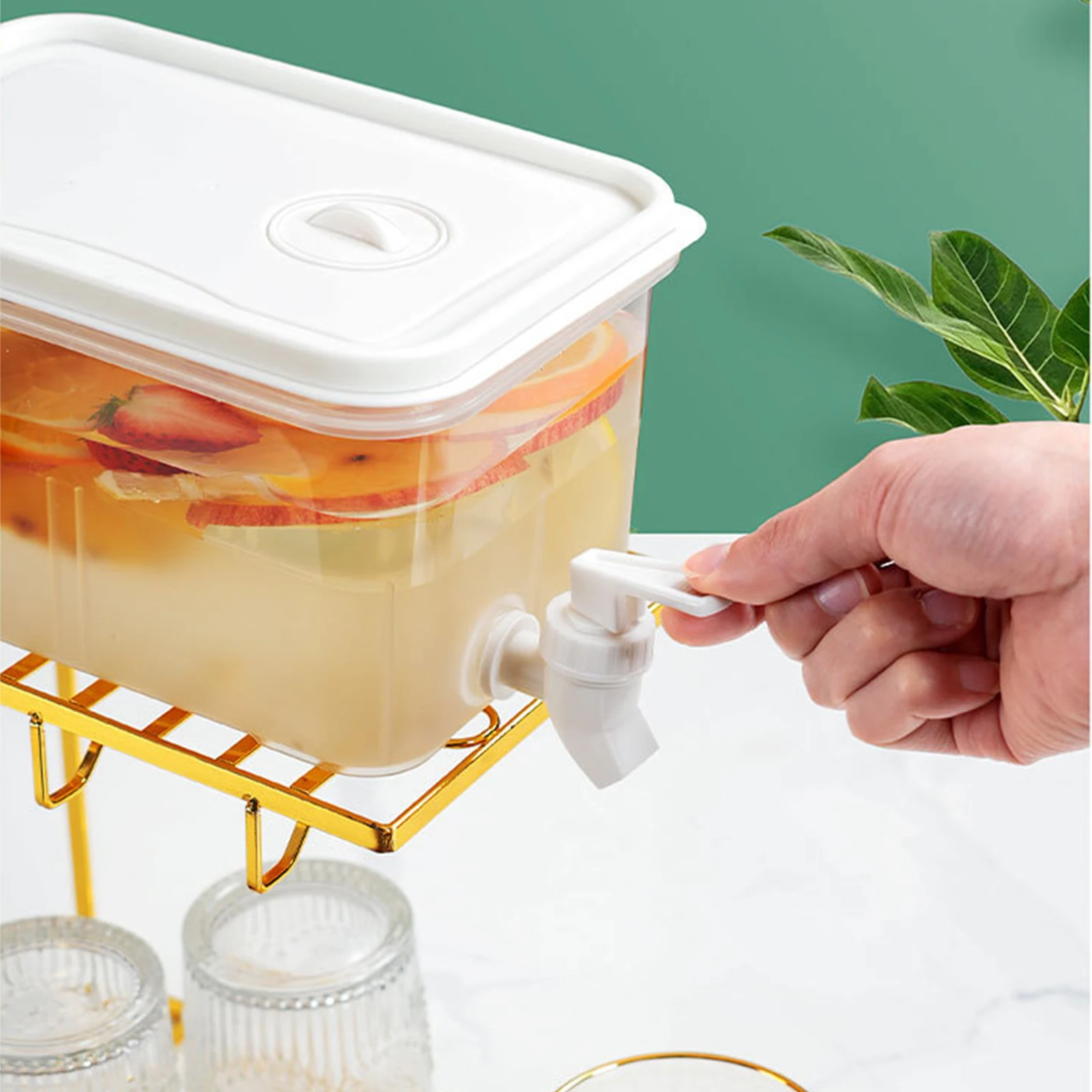 

3500ml Barrel Beer Dispenser With Faucet Kitchen Ice Drink Beverage Dispenser With Spigot Juice Bucket Coffee Dispenser With Tap