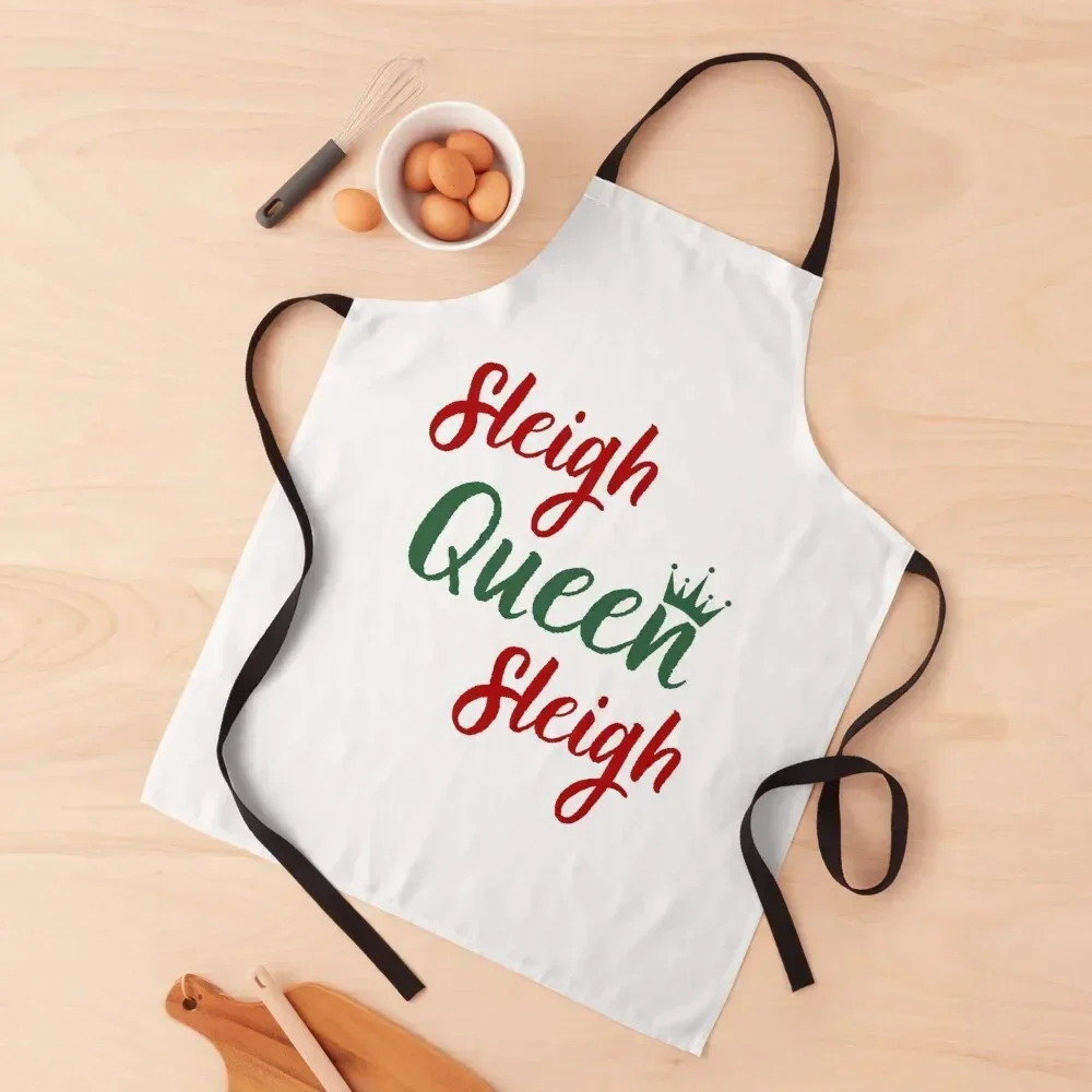 Sleigh Queen Sleigh Apron Kitchen Things And For Home christmas decoration Apron