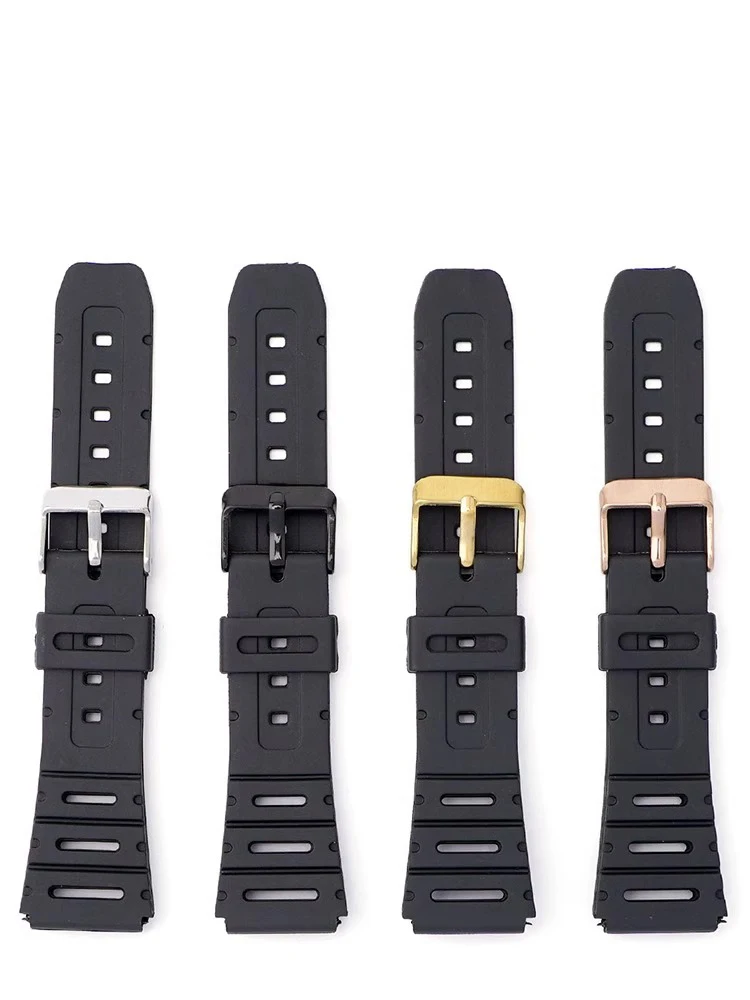 Watch band for Casio straps watch accessorise CA-53W CA-61W FT-100W W-520U W-720G tpu soft watchband Wristband Belt FT100W 20mm