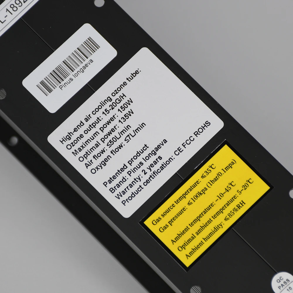 CE FCC ROHS prodotto brevettato 15 G/H 15 grammi kit generatore di ozono regolabile Koi fish pond disinfezione sterilizzazione deodorizzazione