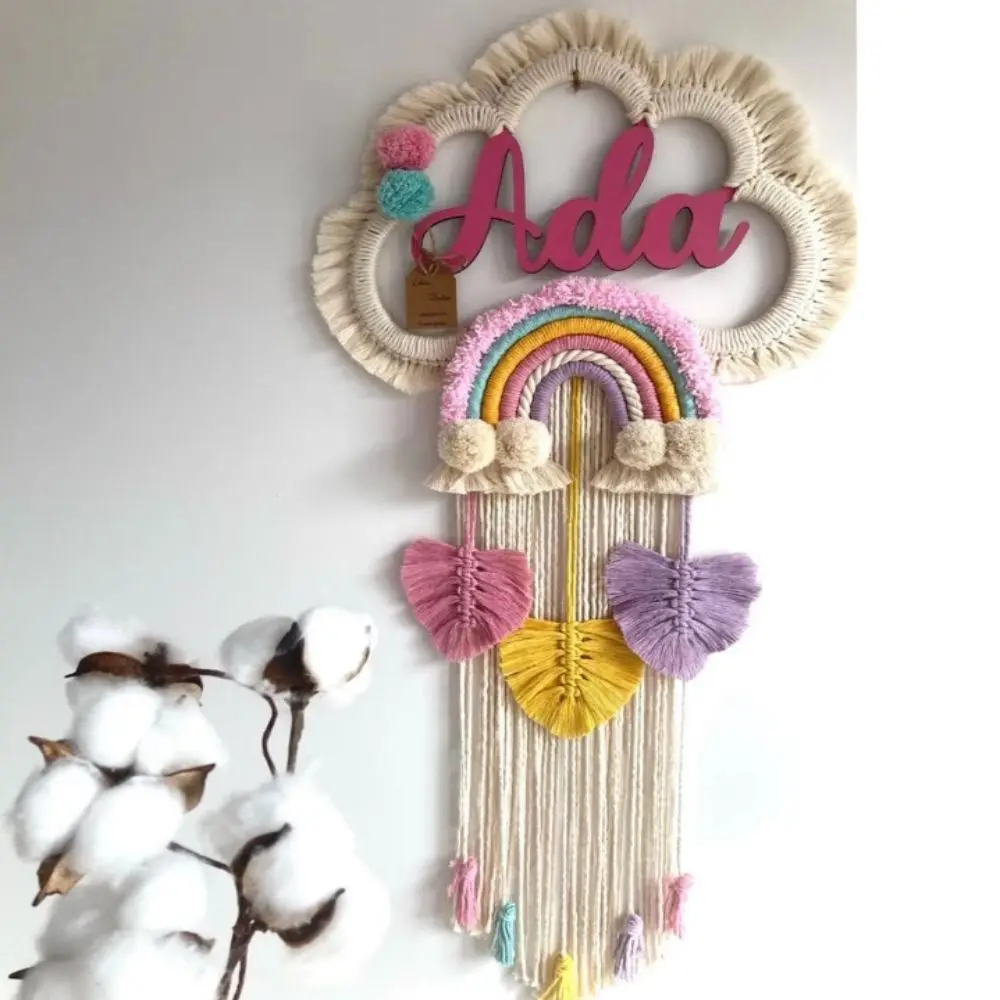 MACRAME HAND MADE DOOR WALL DECORATION WANT WRITING WRITEABLE Each Kind Of Organization And At the Event With You