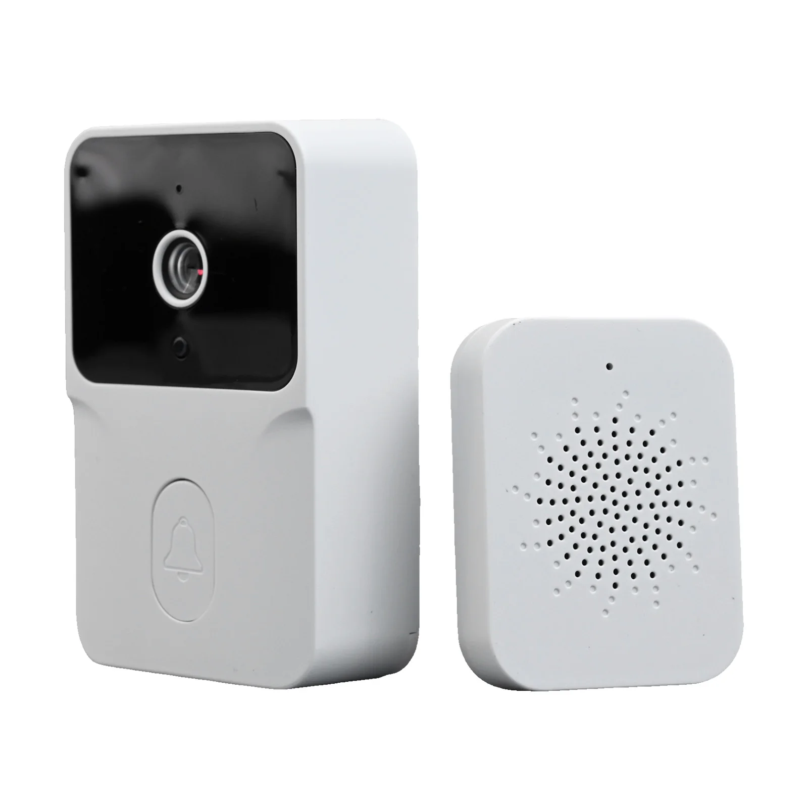 Tuya WiFi Smart Video Security Doorbell Wireless HD Camera IR Alarm Two-Way Intercom HD Camera Door Bell Home Improvement