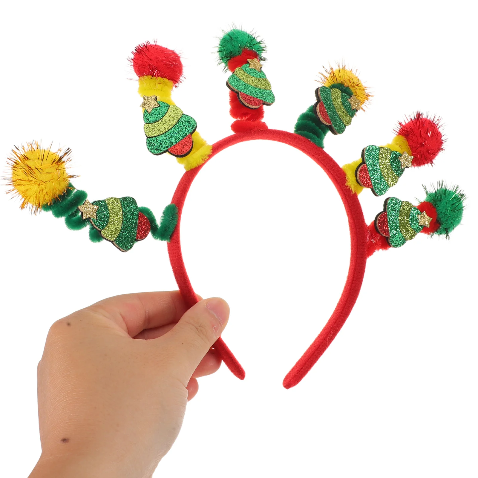 

Christmas Twisted Rod Head Hoop Cartoon Headband Headwears Tree Hair Bands Decor