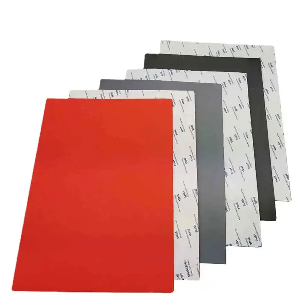 A4 Gray Laser Rubber Sheet With adhesive Oil Abrasion Precise Engraving Printing Sealer Stamp 297x211x2.3mm