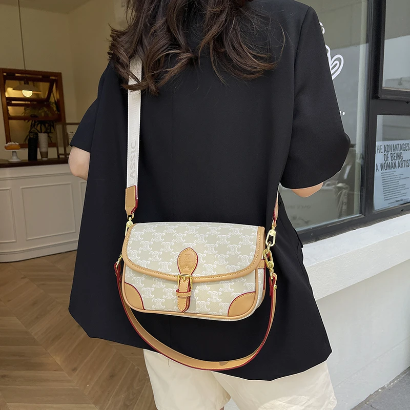 

Ladies Leather Crossbody Bag Luxury Brand, Classic Elegant Shoulder Messenger Bag With Adjustable Strap Spacious Interior