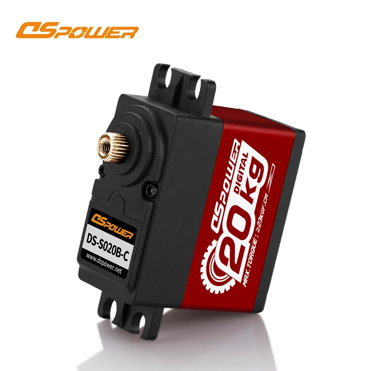 DSPOWER 20kg Servo numérique étanche 180 °   300 °   Engrenage métallique de degrés pour voiture RC Turck, hélicoptère sur chenilles, modèle de bateau Robot, pièces de jouets