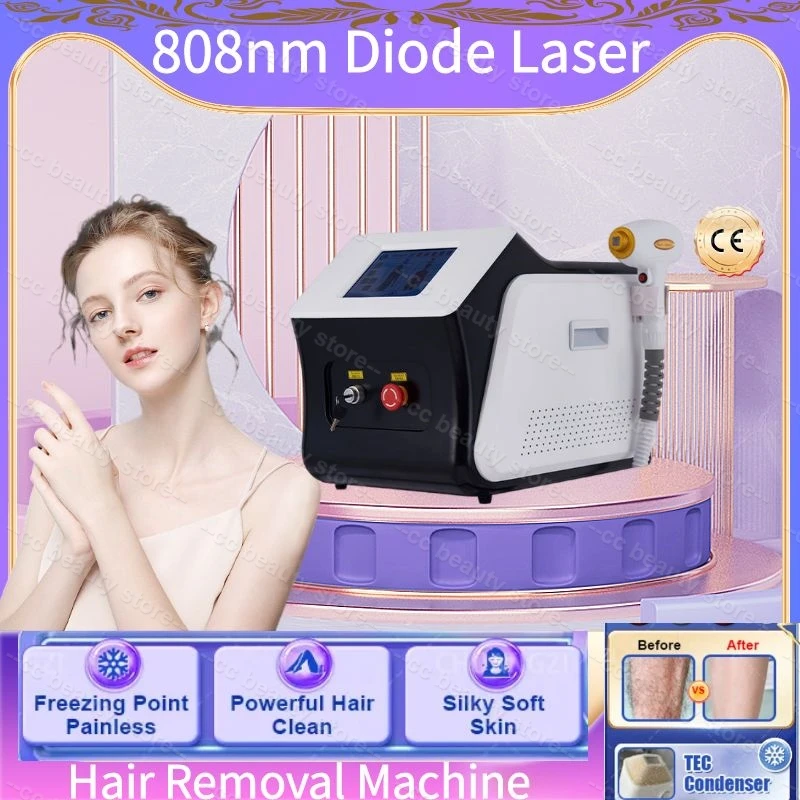 

808 Diode Laser ICE Triple Wavelength 755nm 808nm 1064nm 808 Hair Removal and Skin Rejuvenation Machine