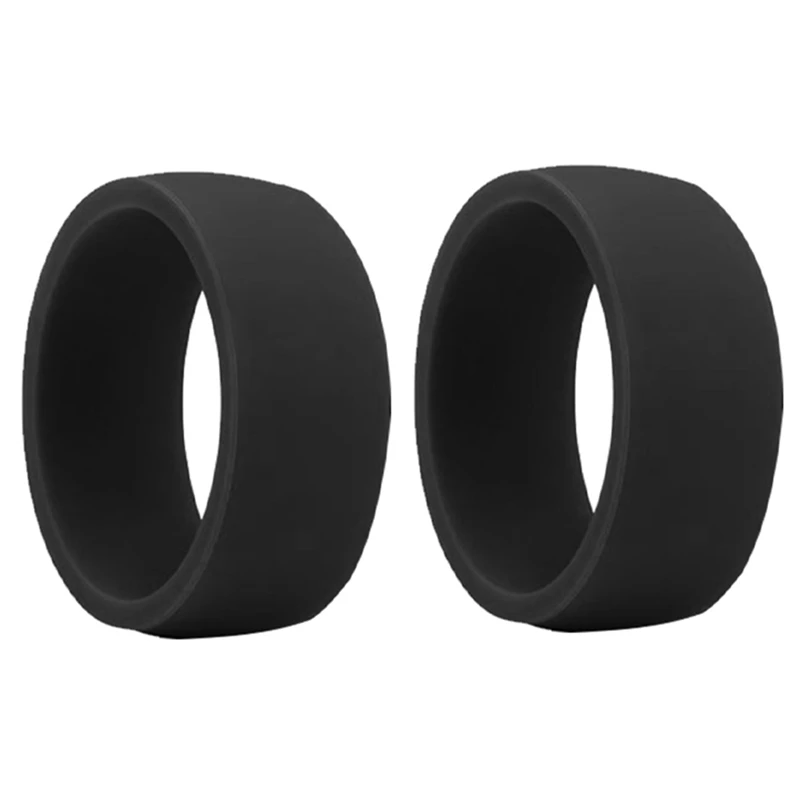 2 pezzi popolari per uomo donna Silicone Cool Rings anello per sport all'aria aperta ambientale 8.7Mm 9