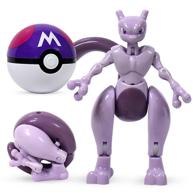 12 Stijlen Pokemon Figuren Speelgoed Variant Bal Model Pikachu Jenny Turtle Pocket Monsters Mew-Two Action Figure Speelgoed gift