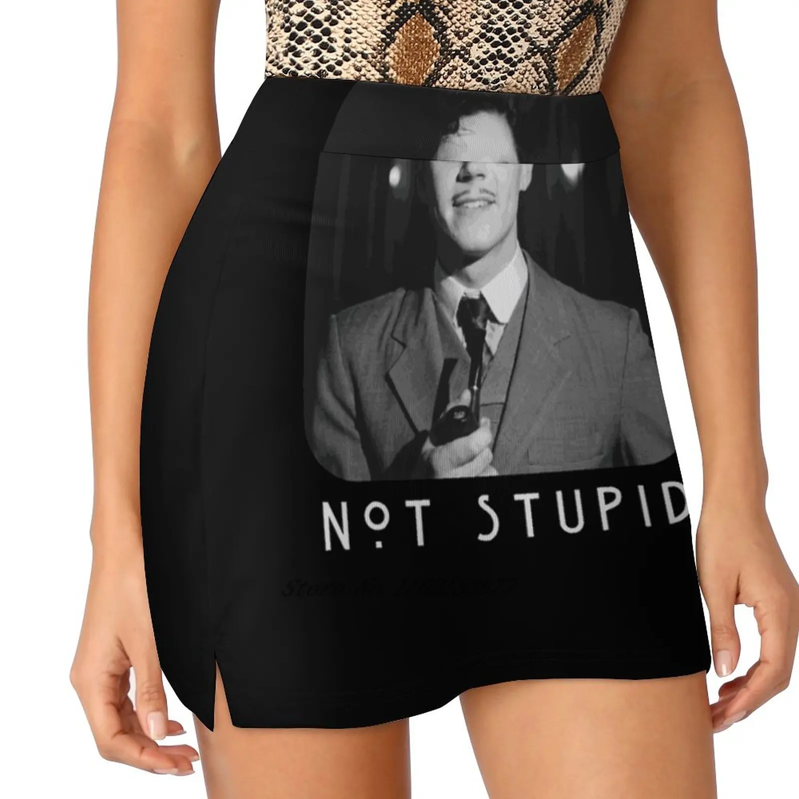 " I'M Dead Dear Not Stupid " Hotel Quote Mr. March Women's Fashion Sporting Skirt With Pockets Tennis Golf Running Skirts Quot