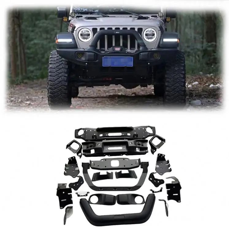 Gobison New Style Auto body system  4x4 Auto Accessories front bumper for Jeep Wrangler JL JT