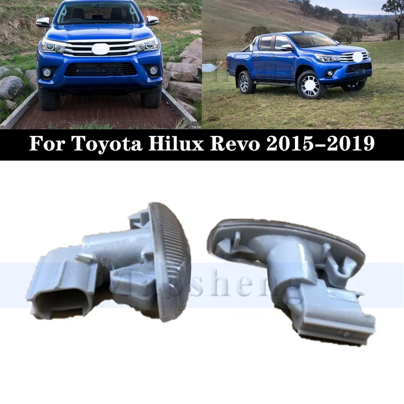 

Боковой габаритный индикатор, последовательная лампа для Toyota Hilux Revo 2015-2019, зеркальный индикатор поворота