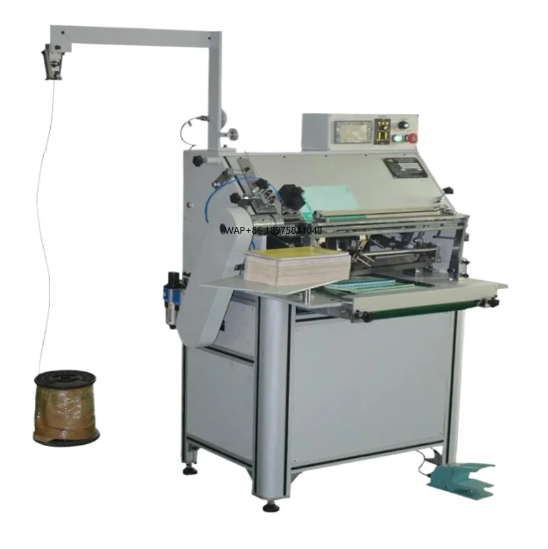 NB-450 Notebook Metal Iron Single Loop Spiral Coil Binding and Forming Machine