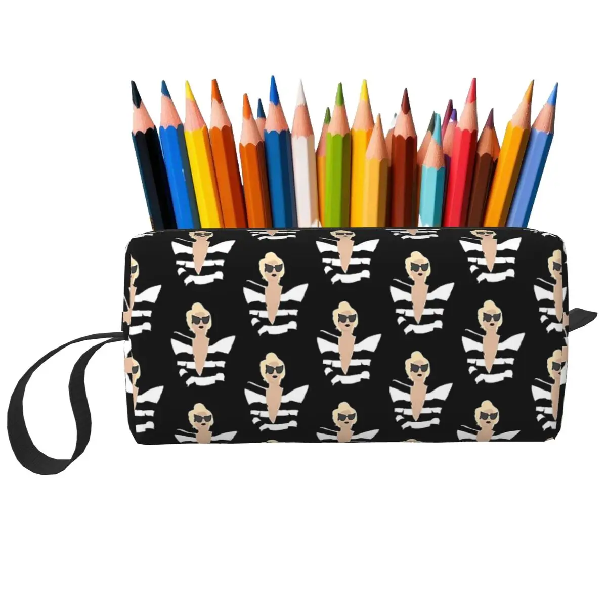 

Lady Gaga Telephone Pencil Case for Boy Girl Gifts Pen Box Pencil Bag Stationery Supplies Women Cosmetic Bag Organizer Pouch
