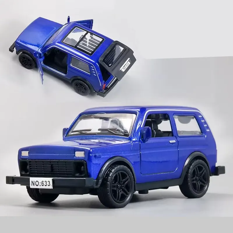 1:36 LADA NIVA Classic Car Alloy Car Diecasts & Toy Vehicles Metal Retro Car Model High Simulation Collection Toy Gift