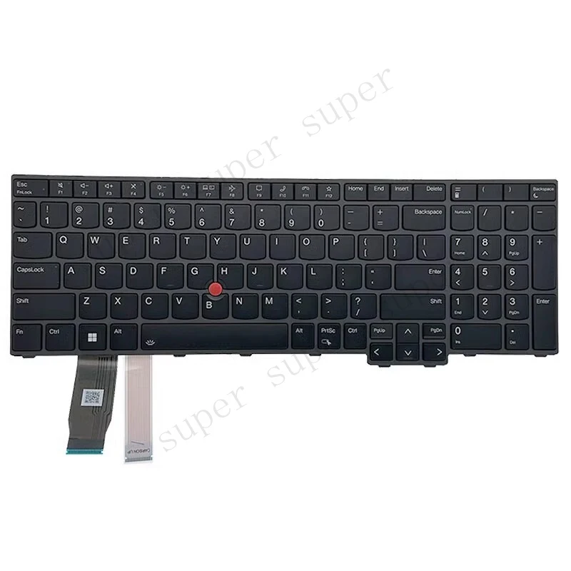 

S+ New US Backlit Keyboard For ThinkPad T16 P16s Gen2 21HH 21HJ P16v Gen1 L15 Gen4