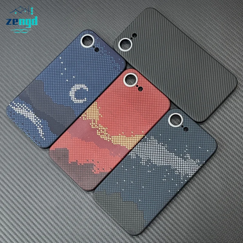 

For iPhone 17e/16e Universal Full Coverage Aramid Fiber Magnetic Lightweight Phone Case