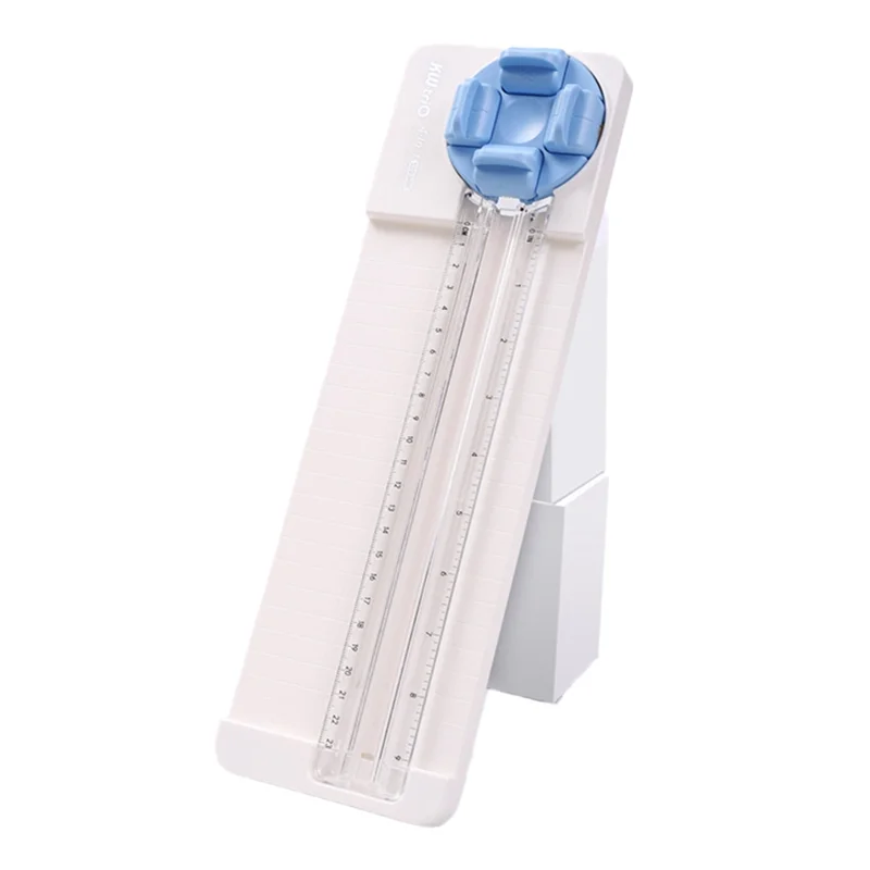 N34R-KW-TRIO 4-In-1 Paper Cutter Multi-Functional Knife Curved/Straight Photos Making Sliding Cutting Tool