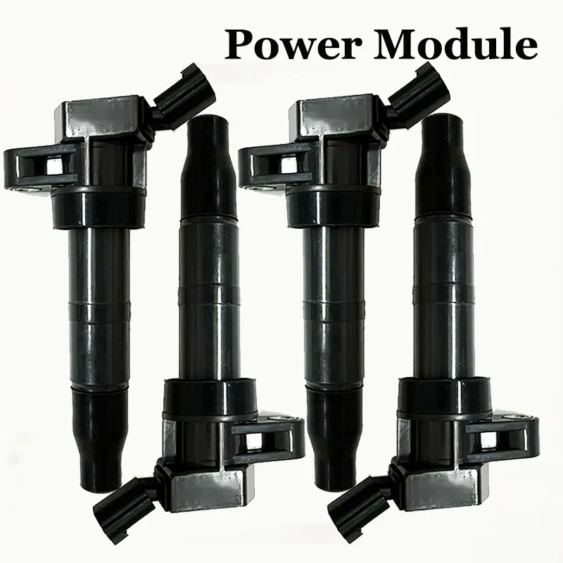 4PCS 27300-3F100 273003F100 Ignition Coil For Hyundai Genesis Santa Fe Sonata Kia Optima Forte