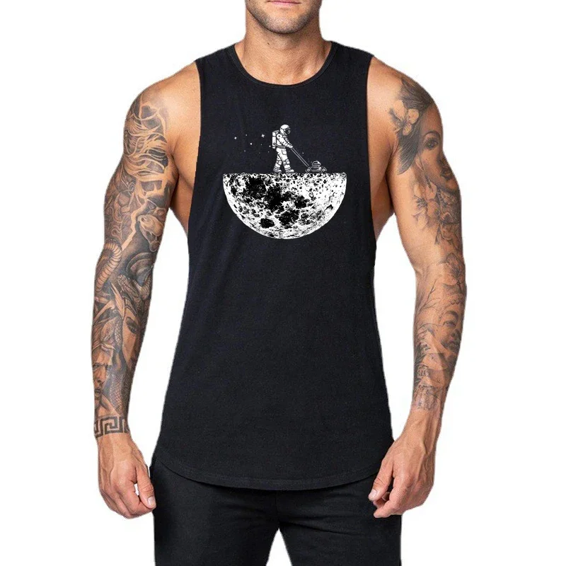 

Бег Баскетбол Мужской тренажерный зал Спорт Летний уличный дышащий модный повседневный влагопоглощающий свитшот для тренировок Жилет