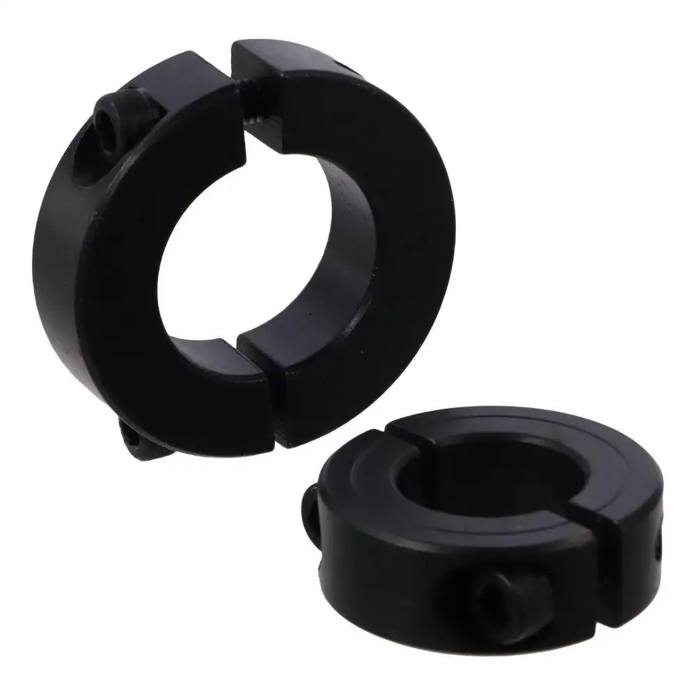 Oxide Carbon Steel Shaft Collars Black Inner Diameter 6-55mm Ring Collar Hole Retaining Clamp Conveyor Belt Systems