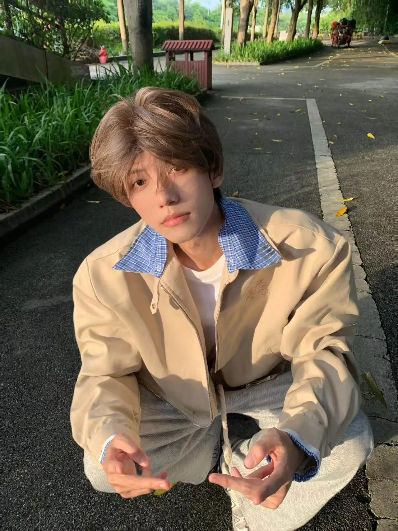 

Куртка-харрингтон цвета хаки серии Miu, унисекс, CleanFit, для охоты, имитация двухслойной конструкции