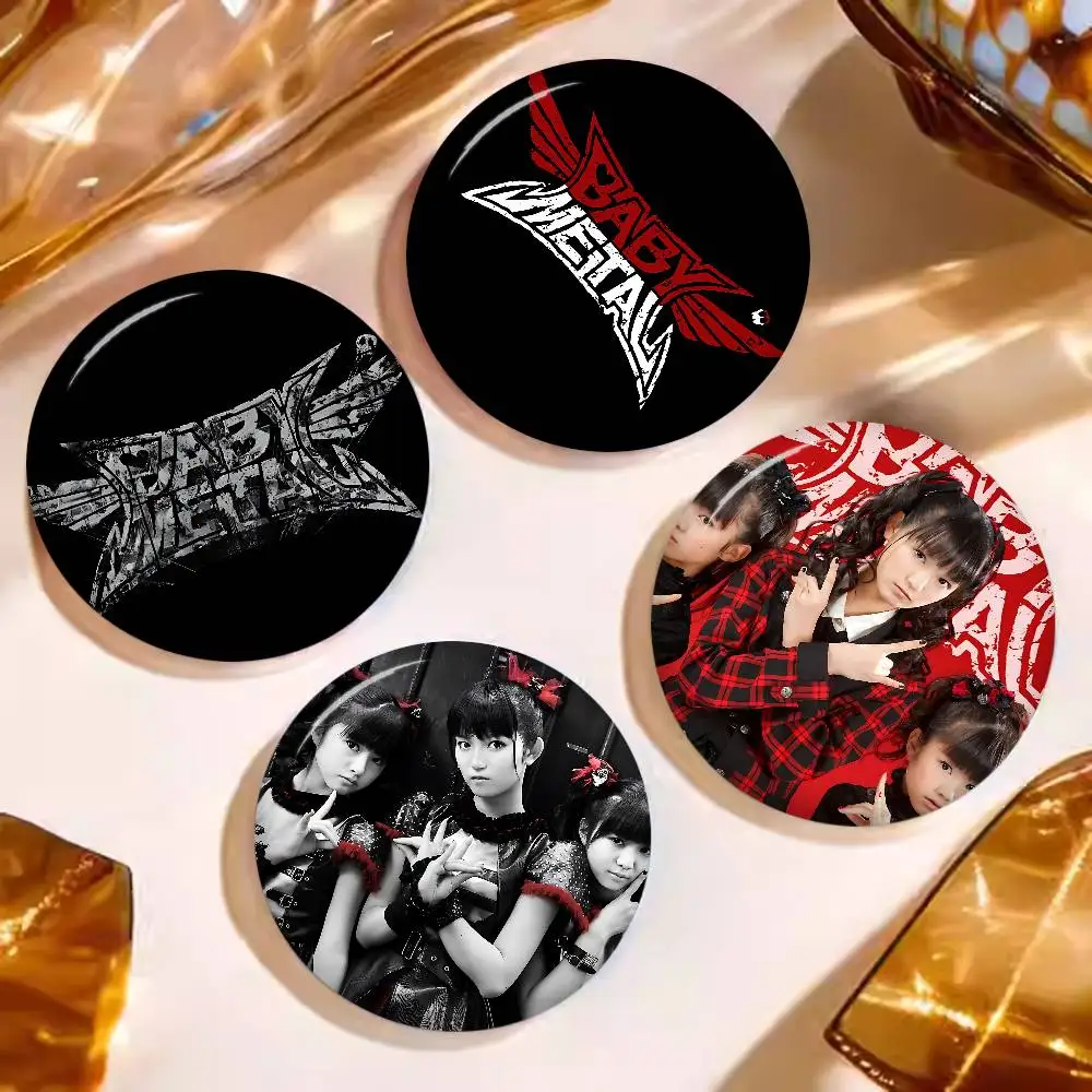 Japanese B-BABYMETAL Band Music New  Brooches Soft Button Pin Funny Silly Gnarpy on A Skateboard Meme Badge Gamer Collection