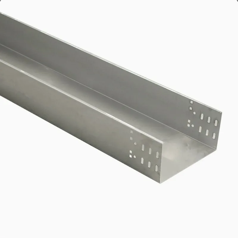 Factory Durable Industrial Grade 304 Stainless Steel Corrosion Resistant Solid Bottom Cable Trough for Building Electrical