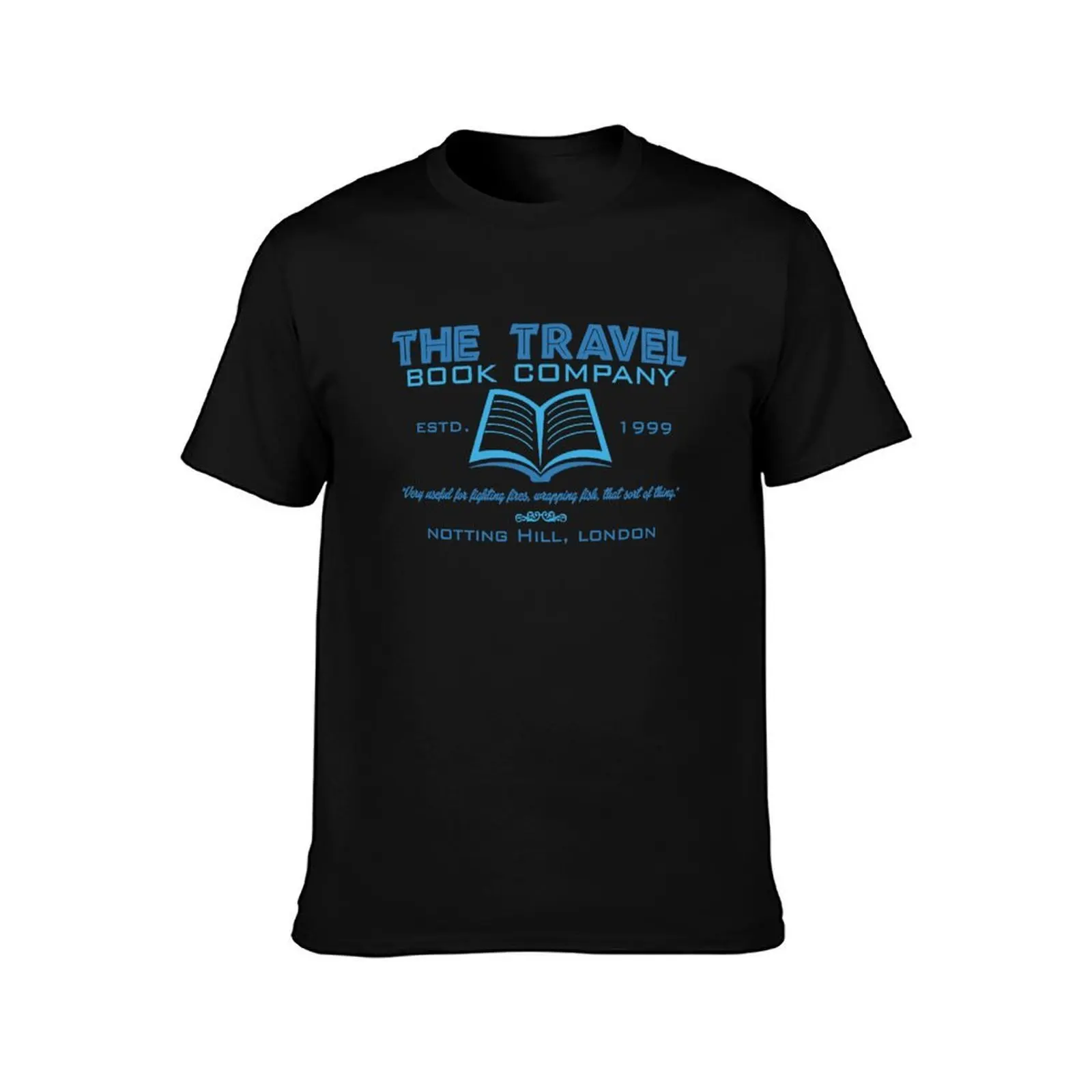 The Travel Book Company from Notting Hill with Hugh Grant T-Shirt, Summer Casual Cotton Tee, Oversized Streetwear Tops