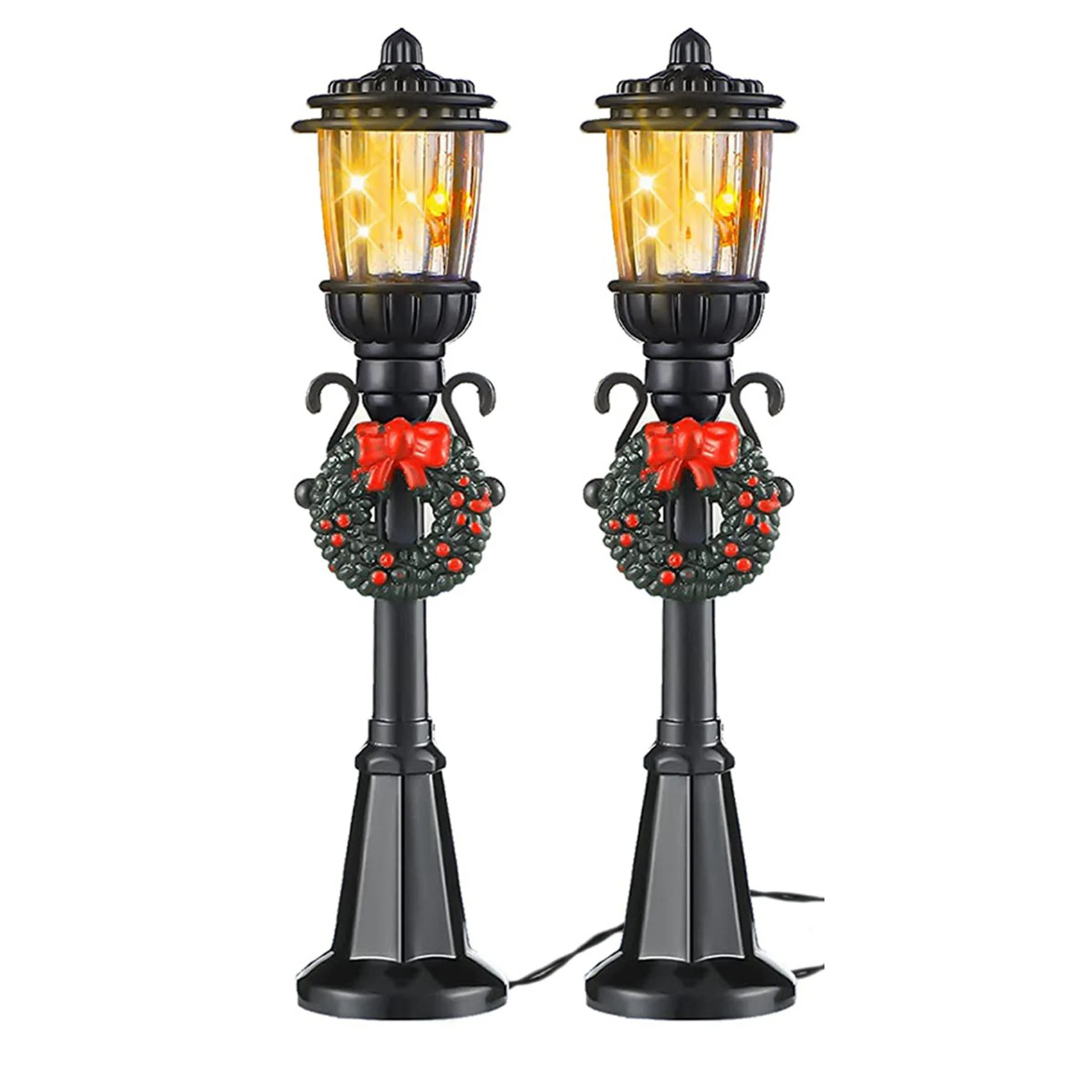 

WOWFU-20 шт. мини-Рождественская лампа, поезд, лампа, миниатюрный уличный фонарь, декоративные светильники для DIY, кукольный домик, деревенская дорожка