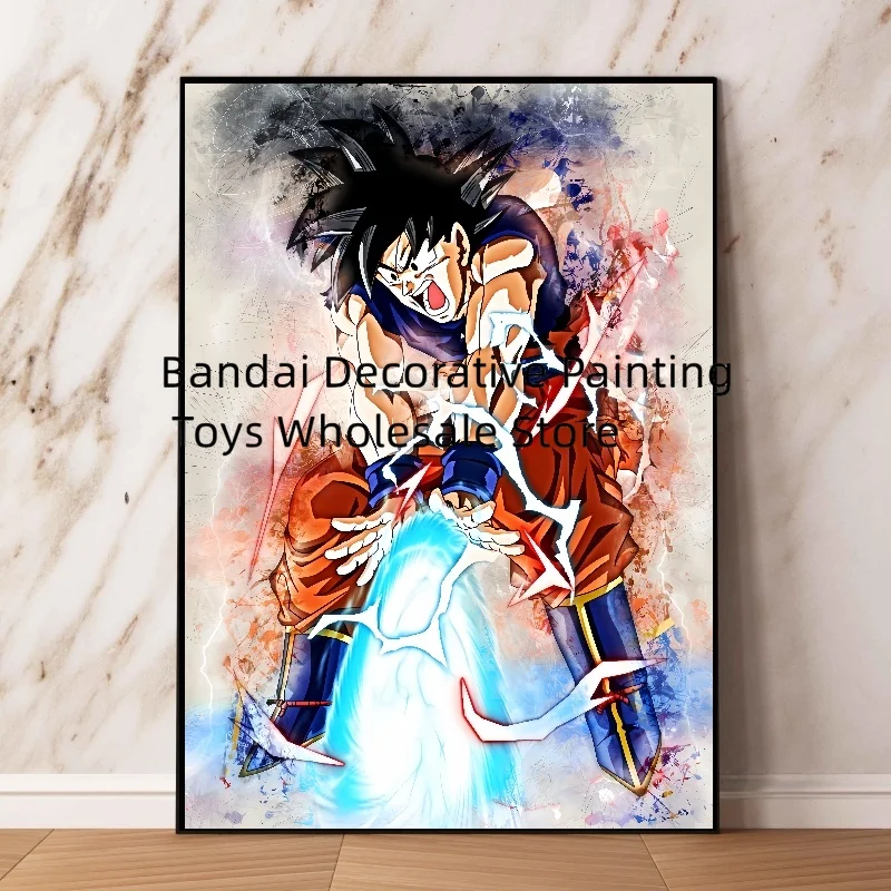 High Quality Canvas Anime Surrounding Dragon Ball Sun Goku HD Picture Poster Decorative Art Interior Paintings Fashion Paintings