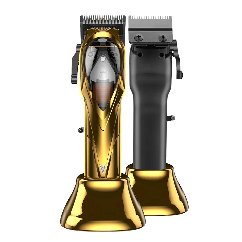 RESUXI 699 NEW Hair Clipper 10000RPM Microchipped Magnetic Motor Hair Clippers with 2500mah Battery Electric Usb Stainless Steel